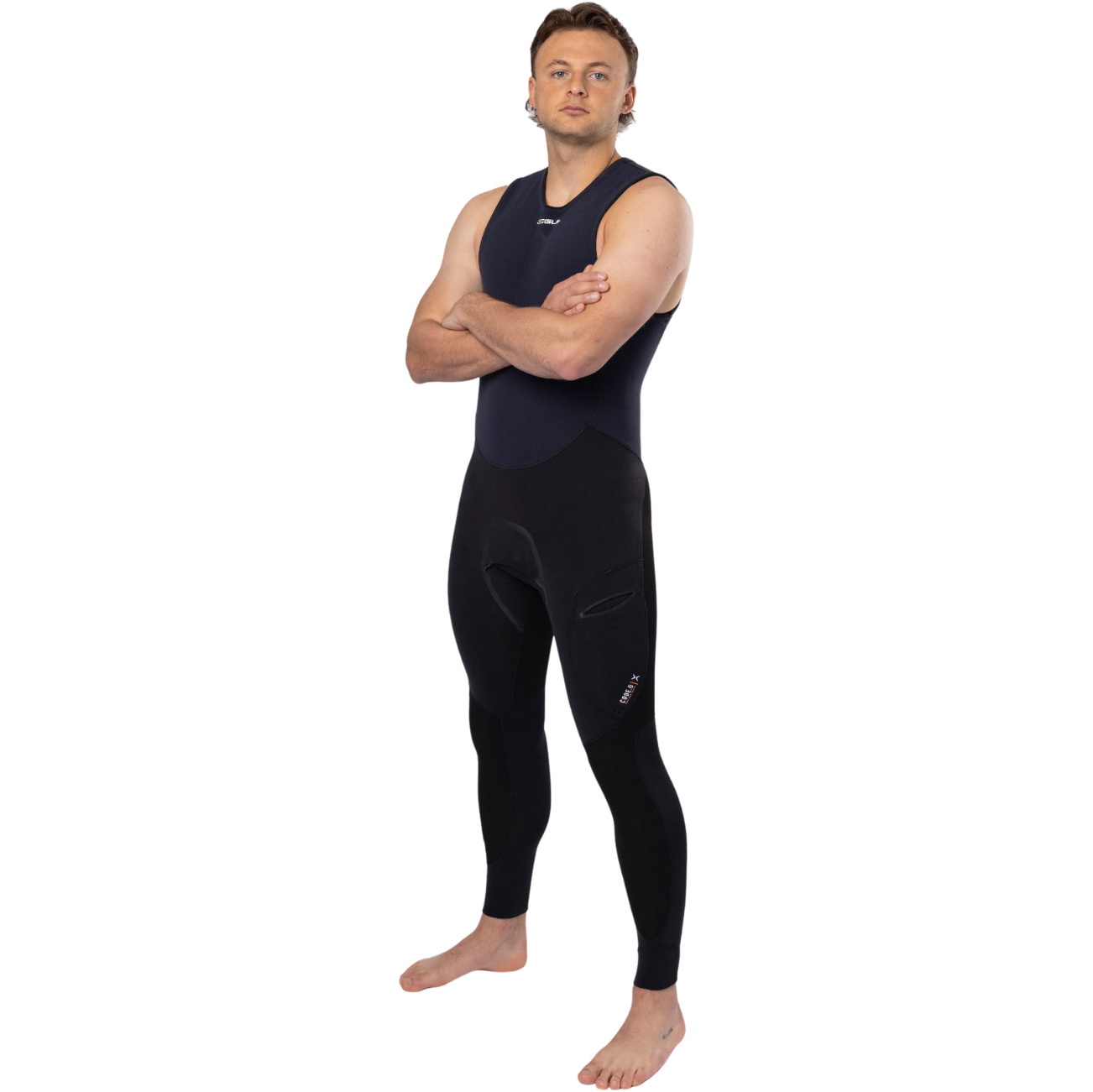 2026 Gul Mens Code Zero 3mm Naeco GBS Long John CZ4207 - Black